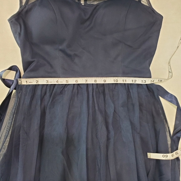 NWT Eliza J Illusion Lace Homecoming Prom Party Wedding Guest Beautiful Dress S - Picture 13 of 16